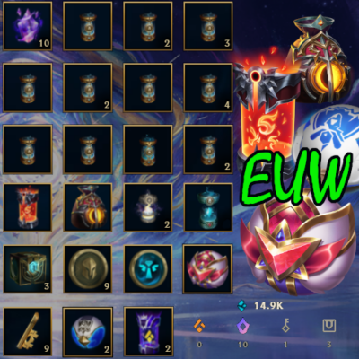 Konto LOOT SMURF EUW + 2 KAPSUŁY Prime Gaming