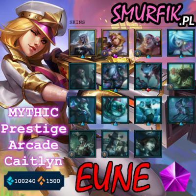 EUNE → 100240.NE MYTHIC Prestige Arcade Caitlyn