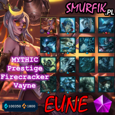 EUNE → 100350.NE MYTHIC Prestige Firecracker Vayne