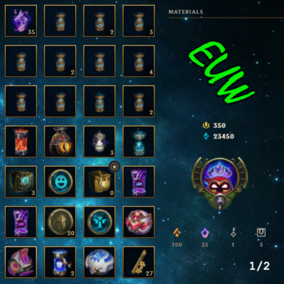 Konto ręcznie expione na Aramie EUW