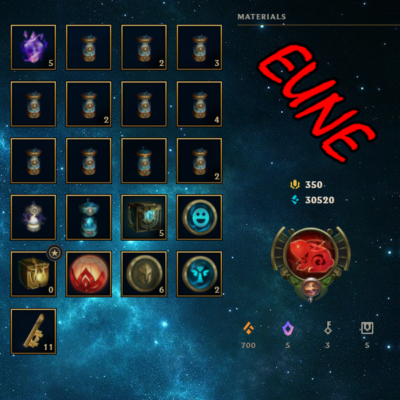 Konto ręcznie expione na ARAMIE EUNE