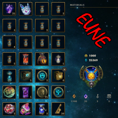 Konto ręcznie expione na ARAMIE EUNE