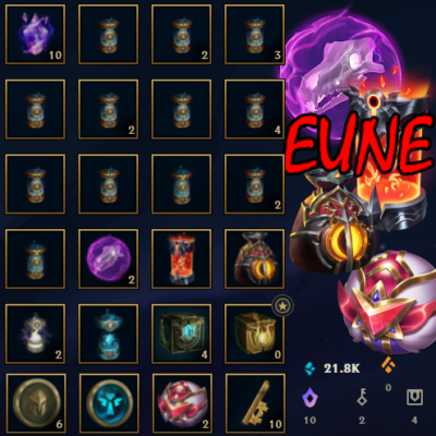 Konto LOOT SMURF EUNE 2022r