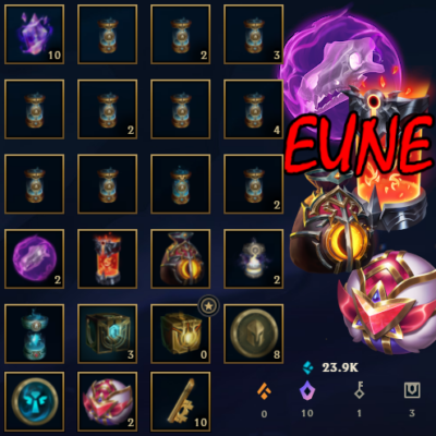 Konto LOOT SMURF EUNE 2022r