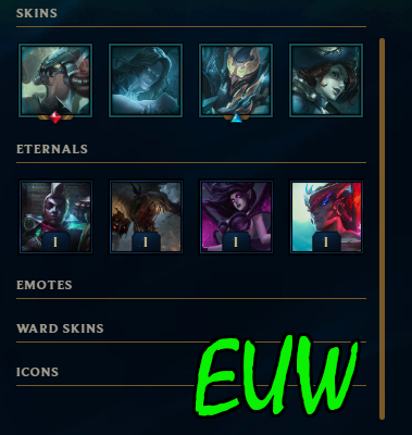 EUW → 62k NIEBIESKIEJ ESENCJI