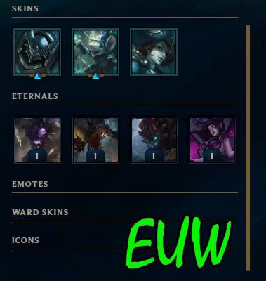 EUW → 62k NIEBIESKIEJ ESENCJI