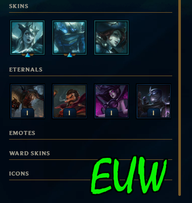 EUW → 62k NIEBIESKIEJ ESENCJI