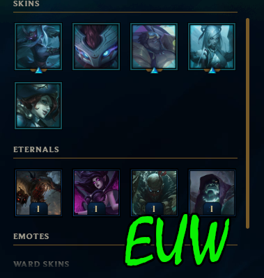 EUW → 63k NIEBIESKIEJ ESENCJI