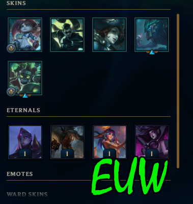 EUW → 61k NIEBIESKIEJ ESENCJI