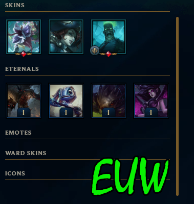 EUW → 62k NIEBIESKIEJ ESENCJI